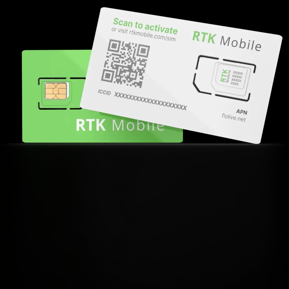 RTK Mobile tri-cut SIM card