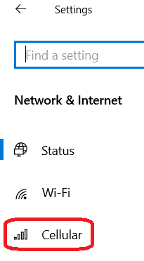 Cellular in Network and Internet settings