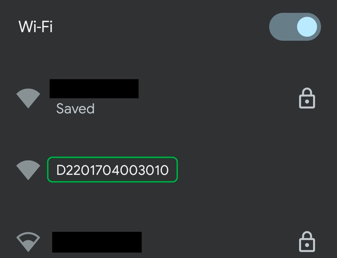BRx7 WIFI broadcast ID
