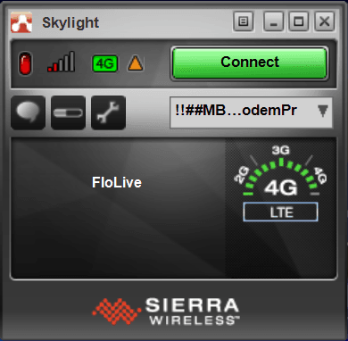 Skylight connect screen