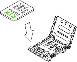 Insert the nano SIM