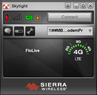 Connecting Internet With Skylight (Only RT3/RT4) - RTK Mobile